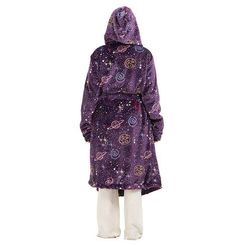 Snuggs Blanket Robe Mauve Space